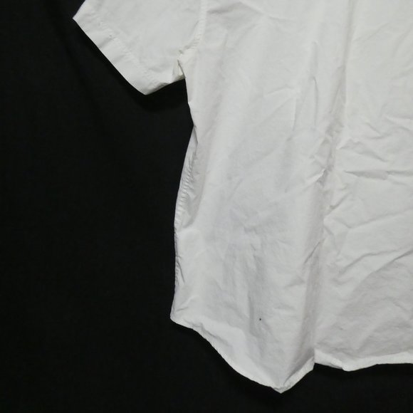 CALVIN KLEIN JEANS | xl extra large | White Short Sleeve Casual Shirt | GUC - Picture 13 of 15